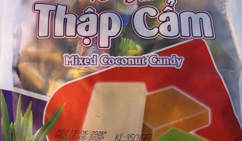 Kẹo Dừa Thập Cẩm Khay 350gr(túi)