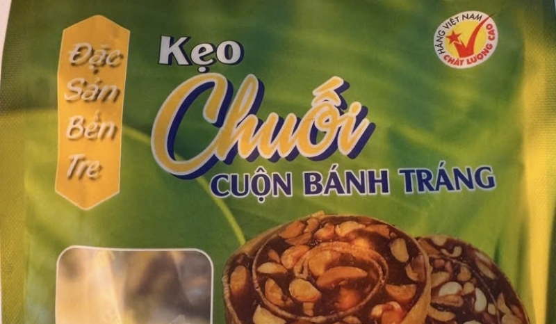 Kẹo chuối khoanh tròn 350gr( túi)