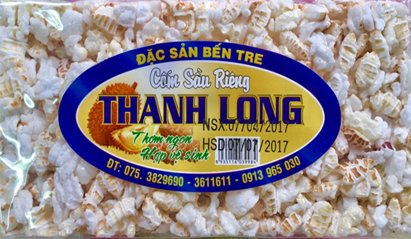 Cốm sầu riêng Thanh Long